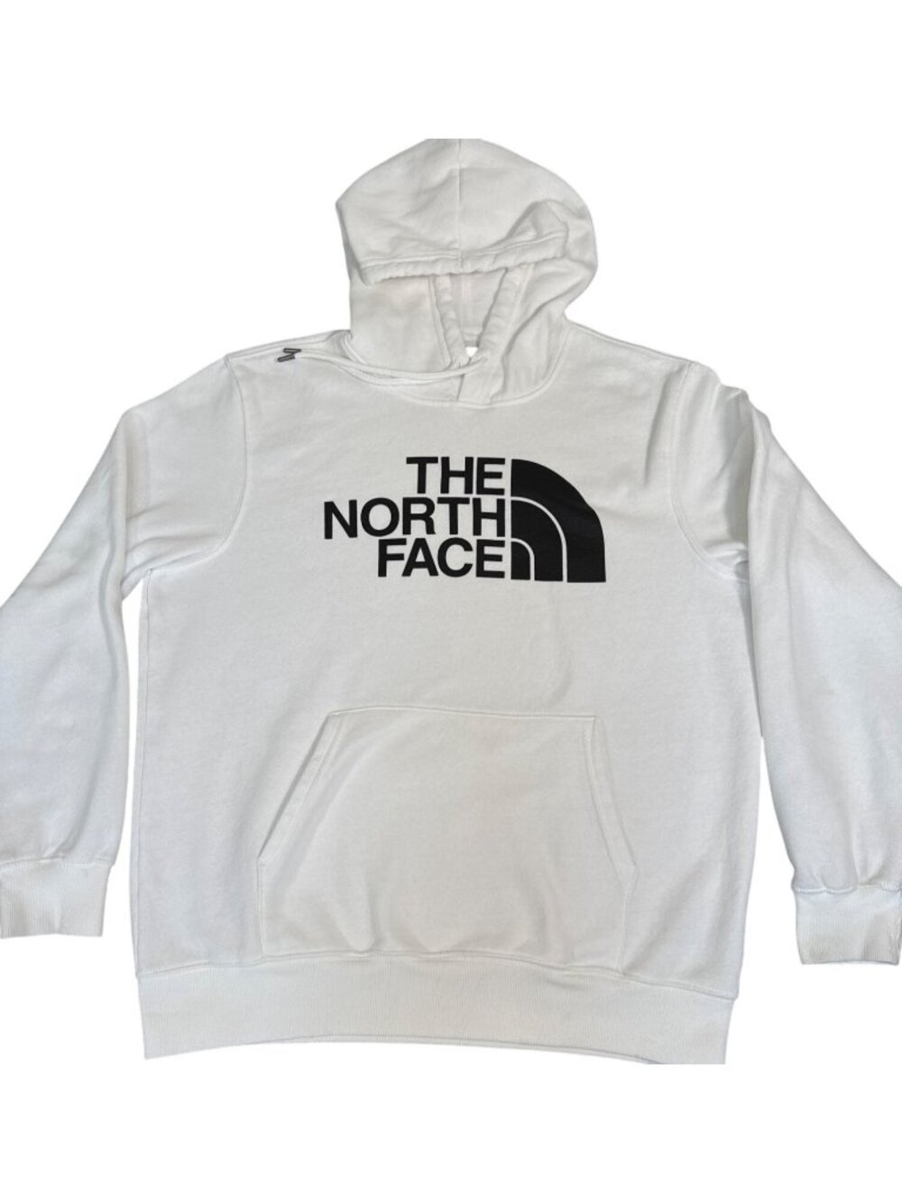 The North Face Pull Over Hoodie Mens L White Blend Pullover Casual Comfort